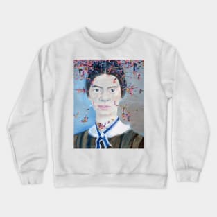 EMILY DICKINSON oil portrait Crewneck Sweatshirt